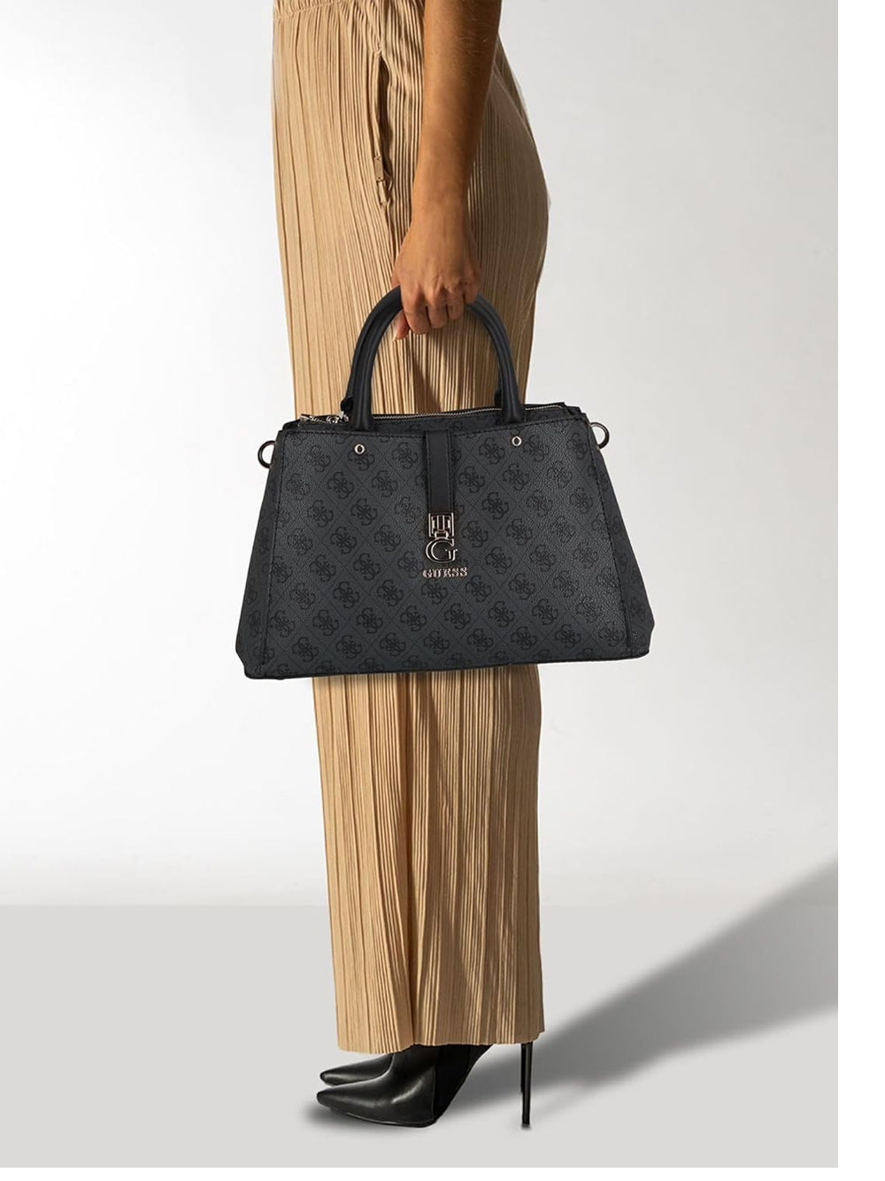 GUESS Borsa a Mano logato Donna - modello HWSG9629060 Nero
