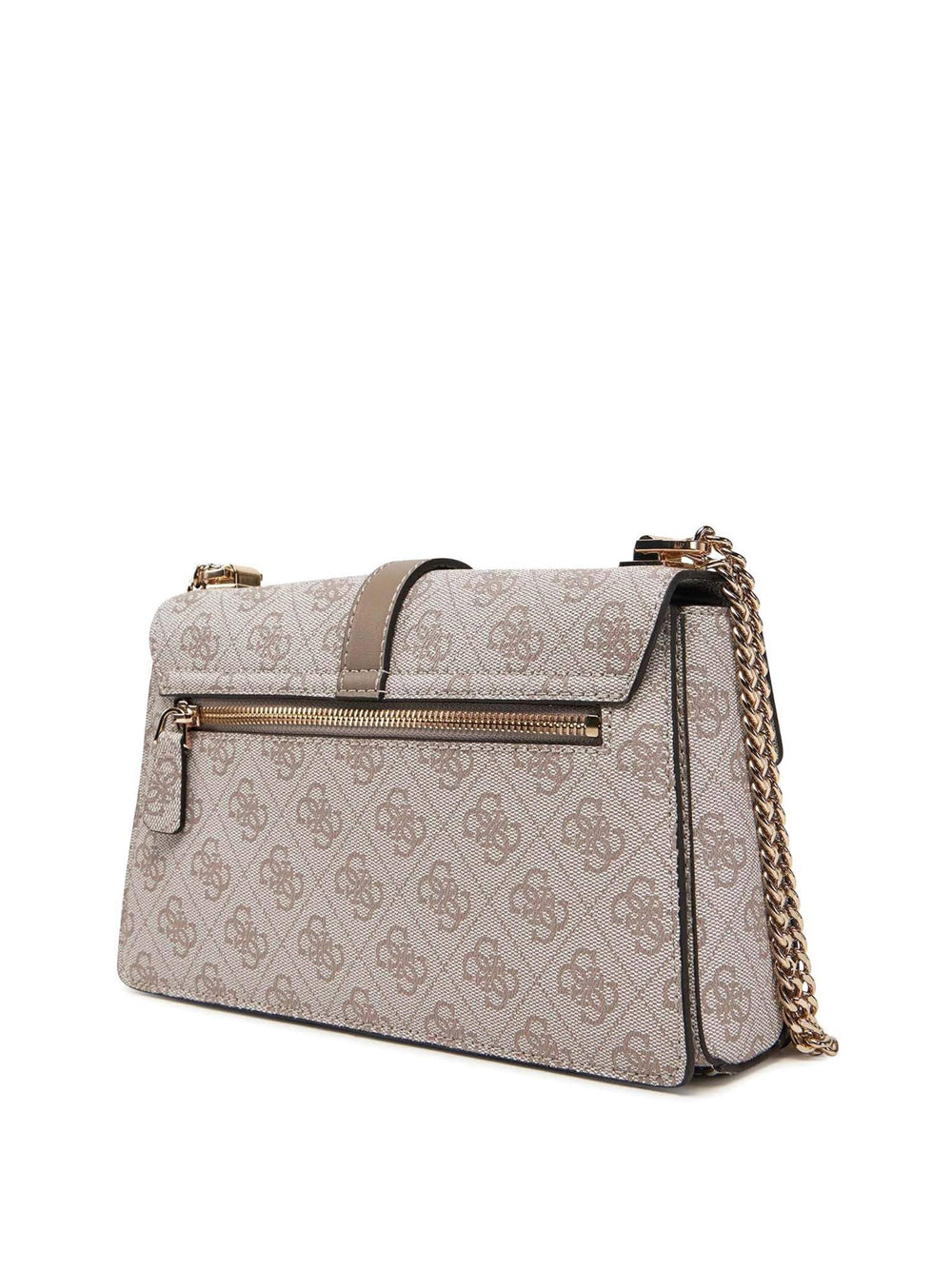 GUESS Borsa a Tracolla logato Donna - Dark Taupe Logo modello HWSG9629210 Beige