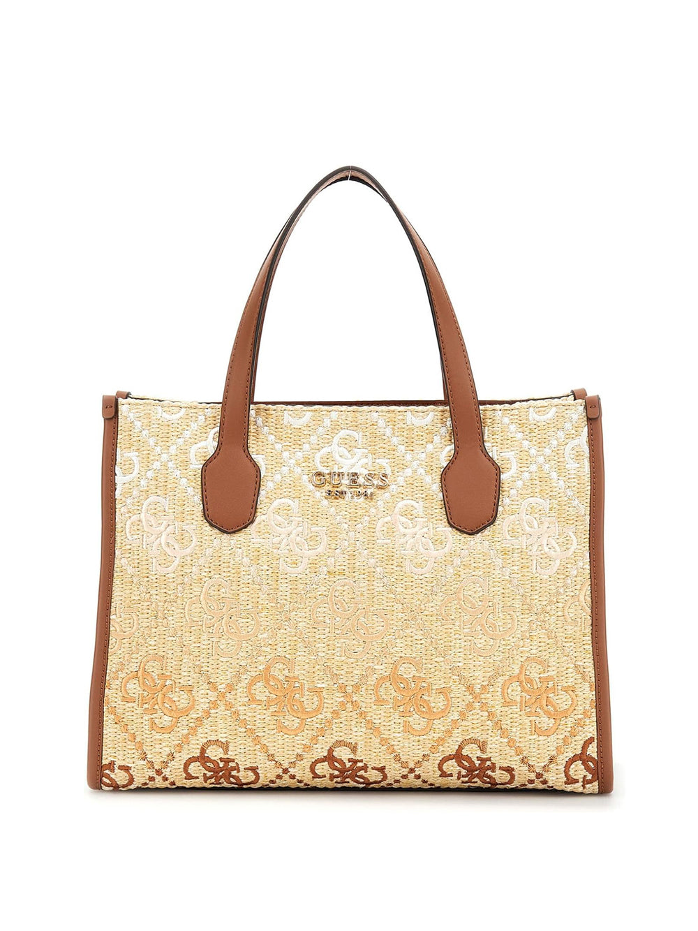 GUESS Borsa a Mano logato Donna - Cuoio modello HWSW8665220 Marrone