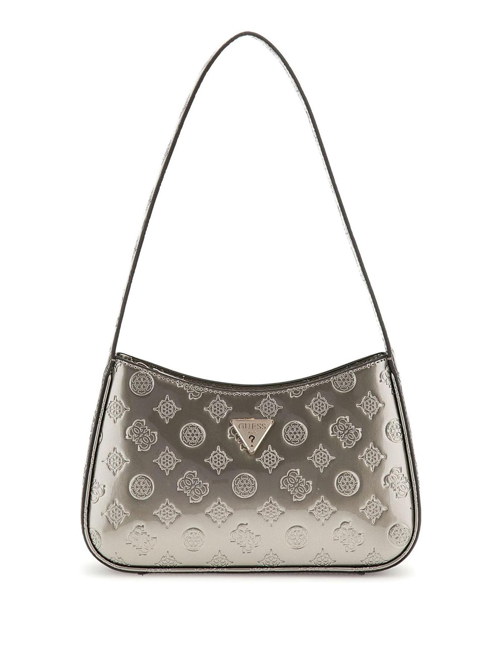 GUESS Borsa a Spalla logato Donna - Pewter Logo modello HWTV9496170 Grigio