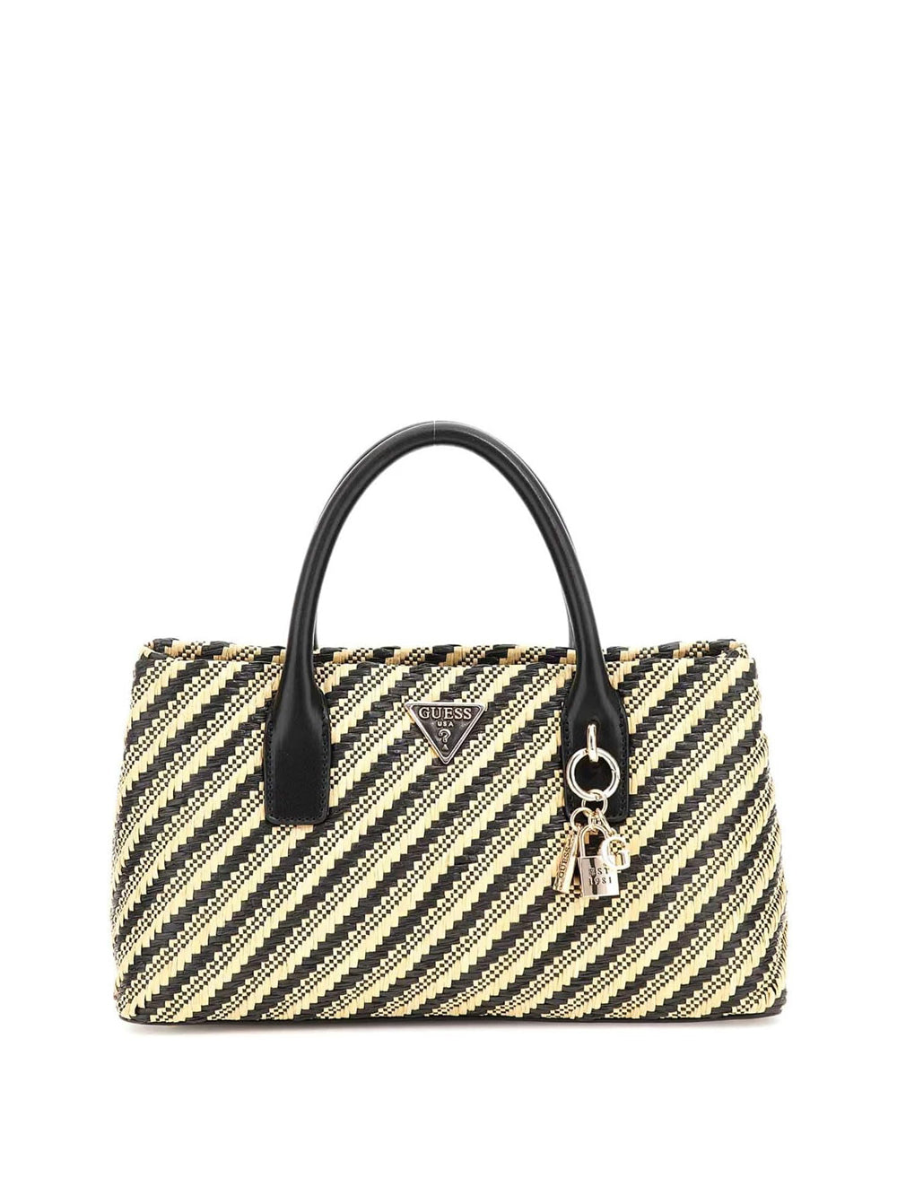 GUESS Borsa a Mano Donna - Natural/Black modello HWWG9210050 Multicolore