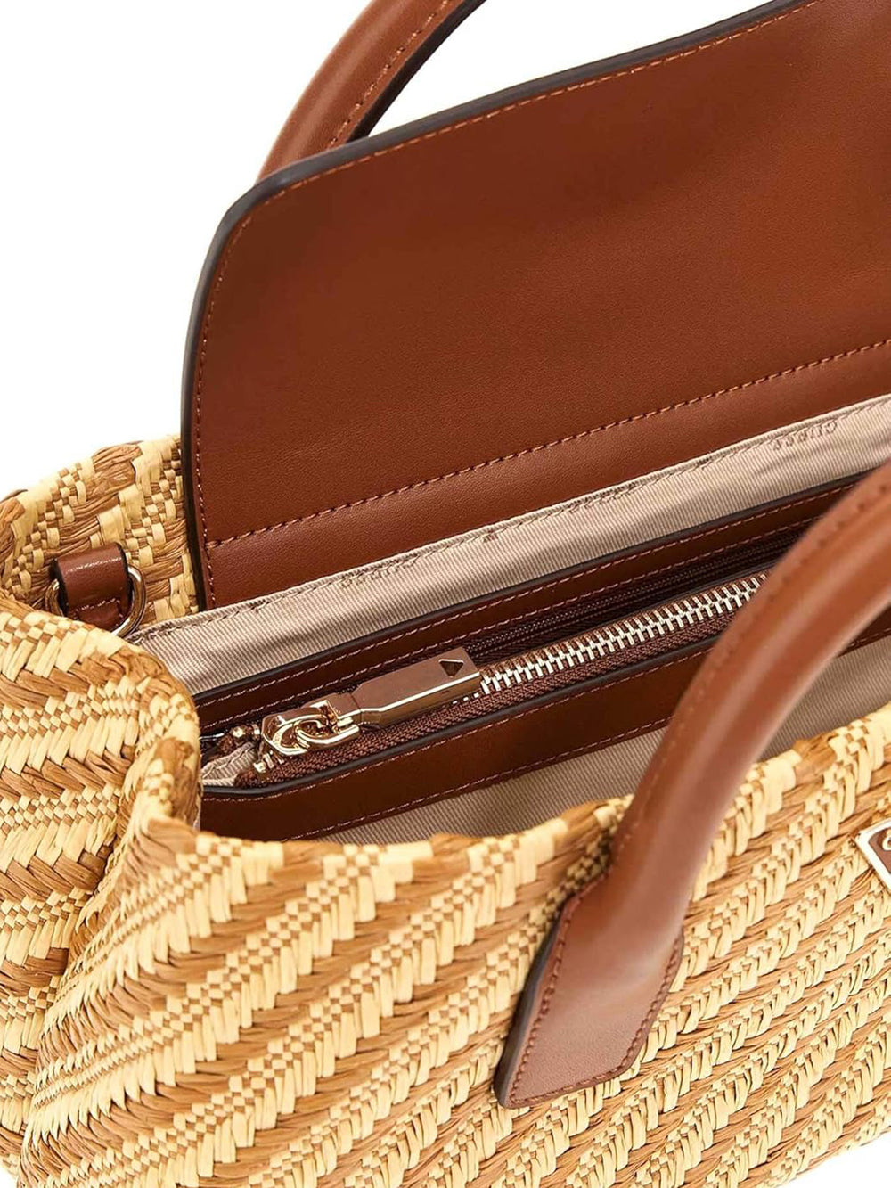 GUESS Borsa a Mano Donna - Natural/Cognac modello HWWG9210050 Multicolore