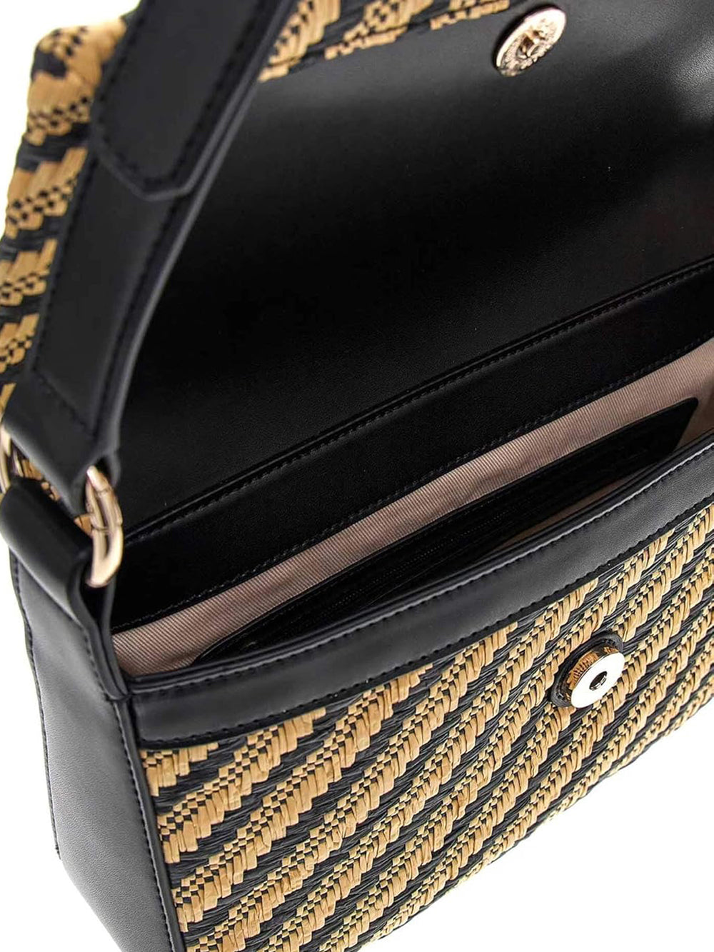 GUESS Borsa a Spalla Donna - Natural/Black modello HWWG9210190 Multicolore