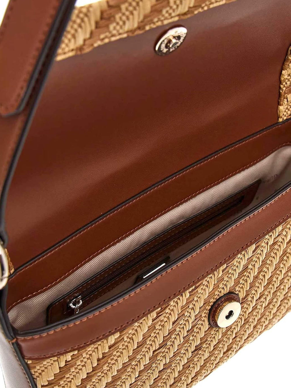 GUESS Borsa a Spalla Donna - Natural/Cognac modello HWWG9210190 Multicolore