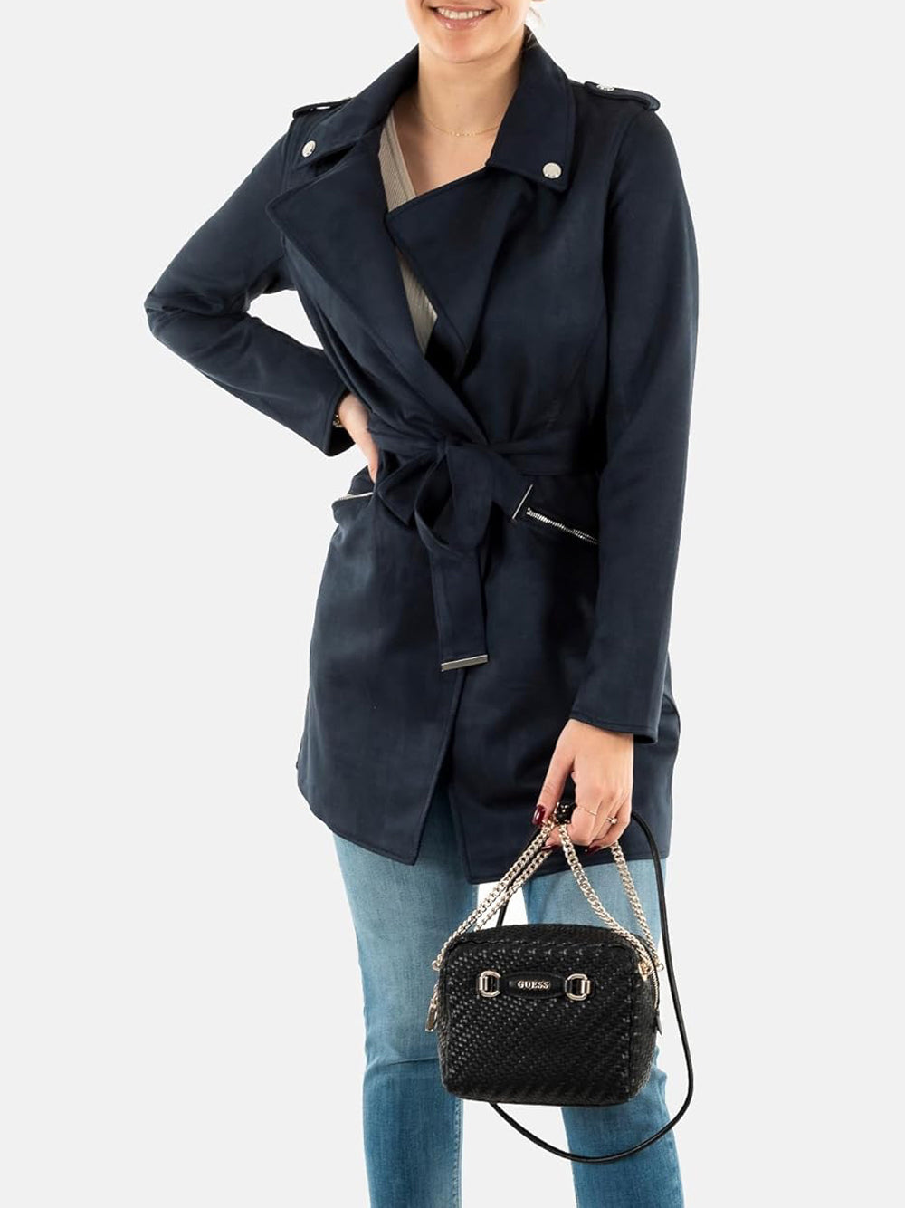 GUESS Borsa a Tracolla Donna - modello HWWG9530140 Nero