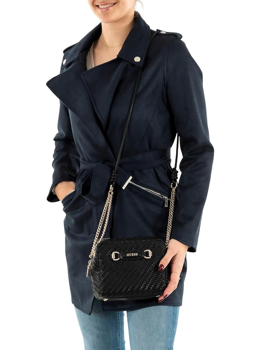 GUESS Borsa a Tracolla Donna - modello HWWG9530140 Nero