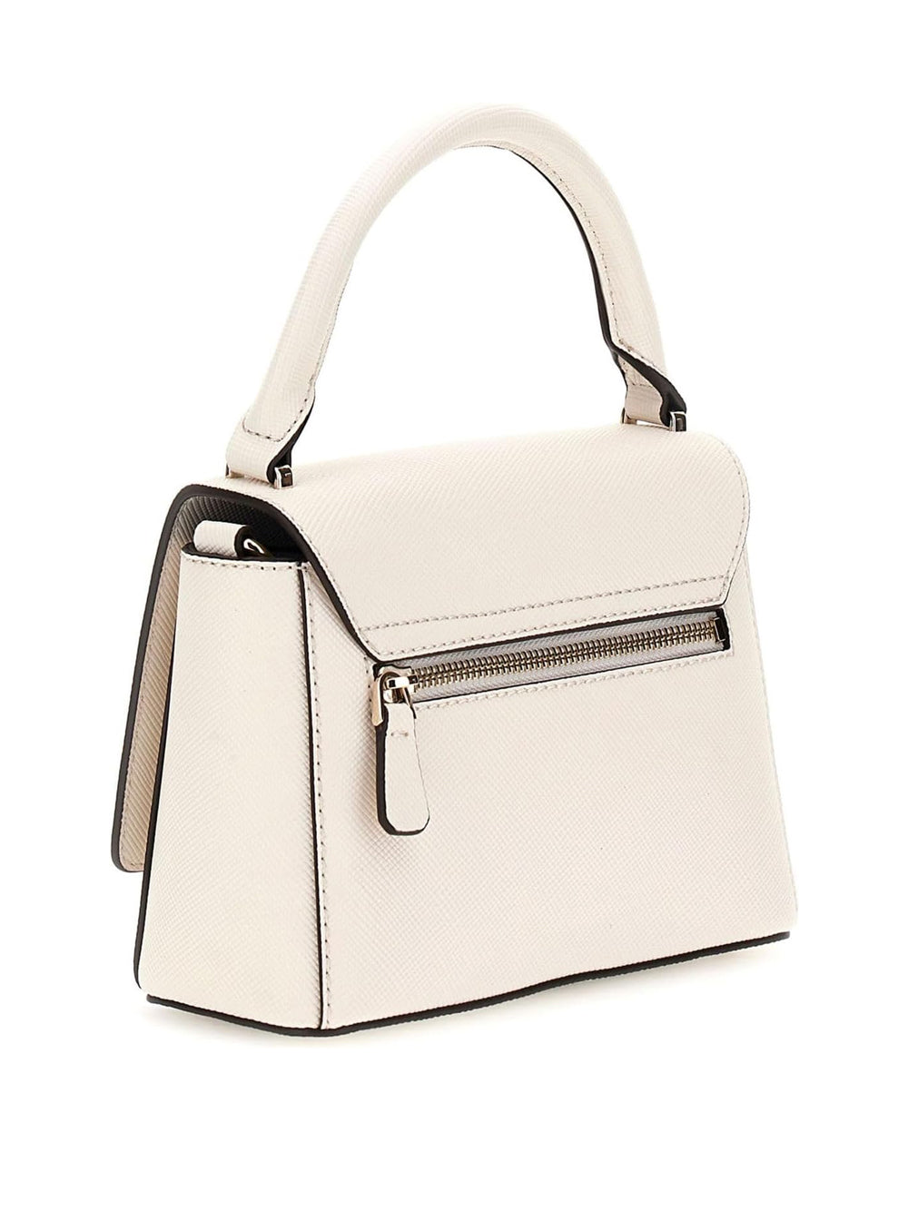 GUESS Borsa a Mano Saffiano Donna - modello HWZG9643200 Bianco
