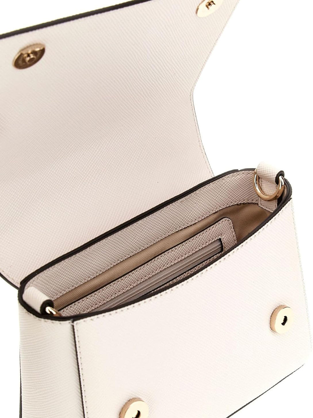 GUESS Borsa a Mano Saffiano Donna - modello HWZG9643200 Bianco