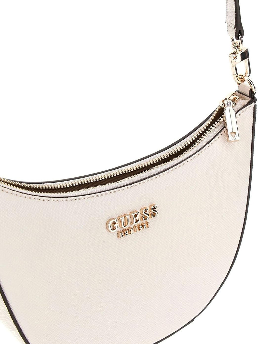 GUESS Borsa a Spalla Saffiano Donna - modello HWZG9643720 Bianco