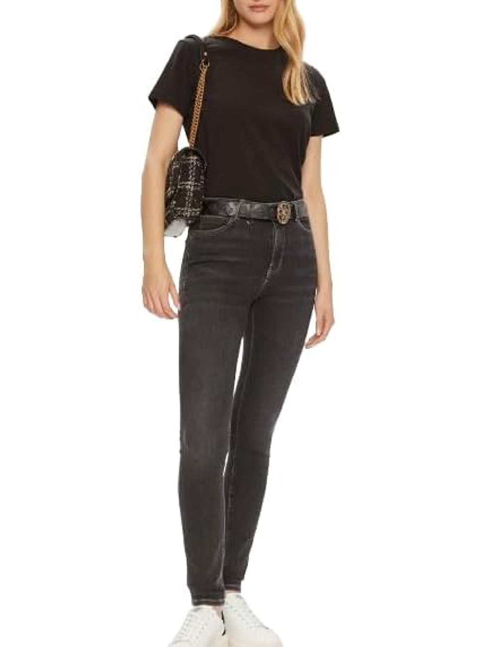 GUESS T-shirt Donna - modello V4YI09J1314 Nero