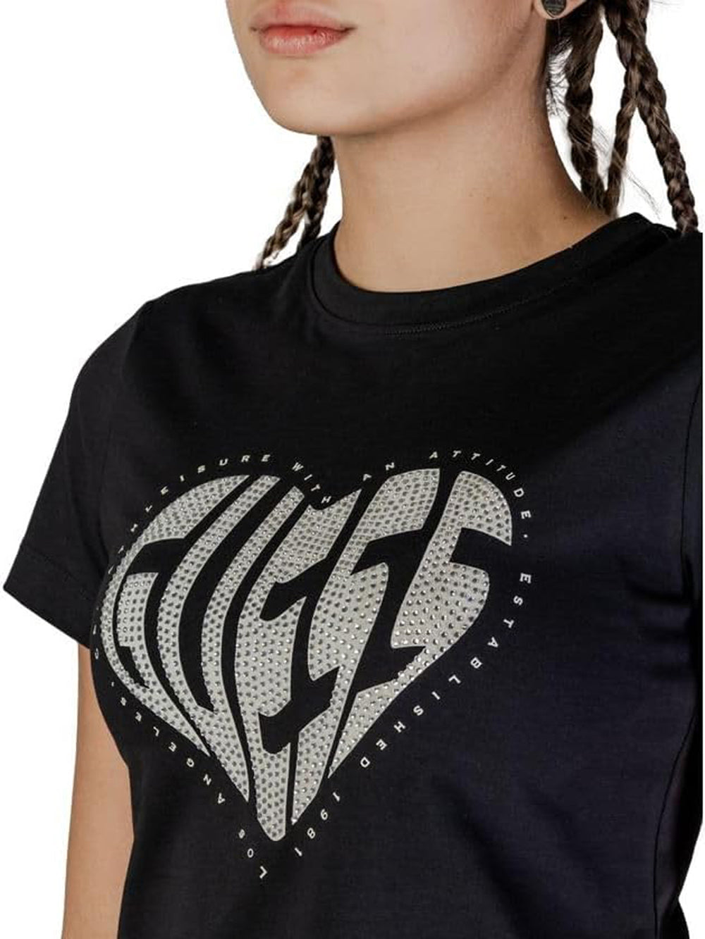 GUESS T-shirt Donna - modello V5RI08J1314 Nero