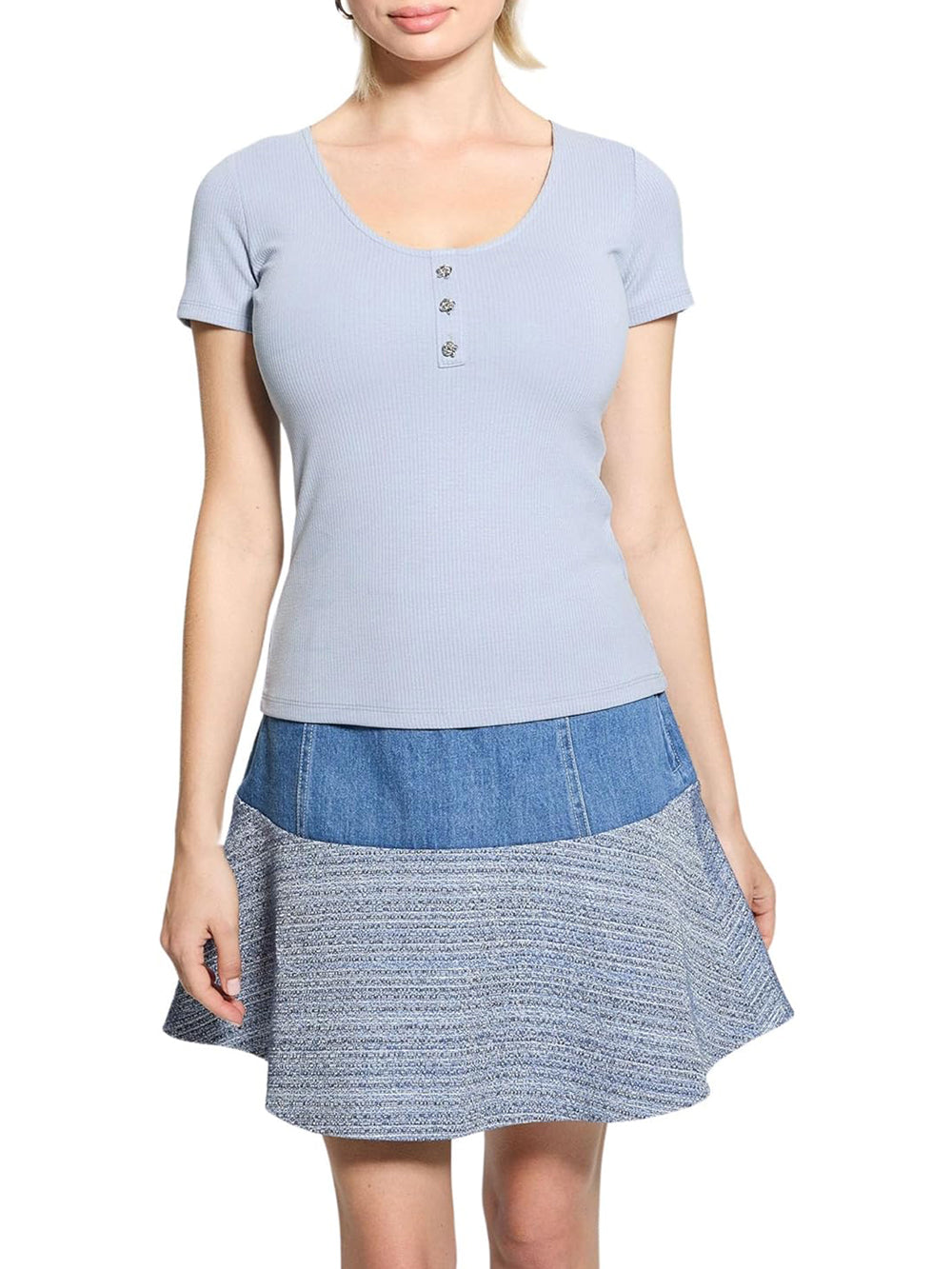 GUESS Canotta Donna - modello W5GP29KA0H1 Bianco