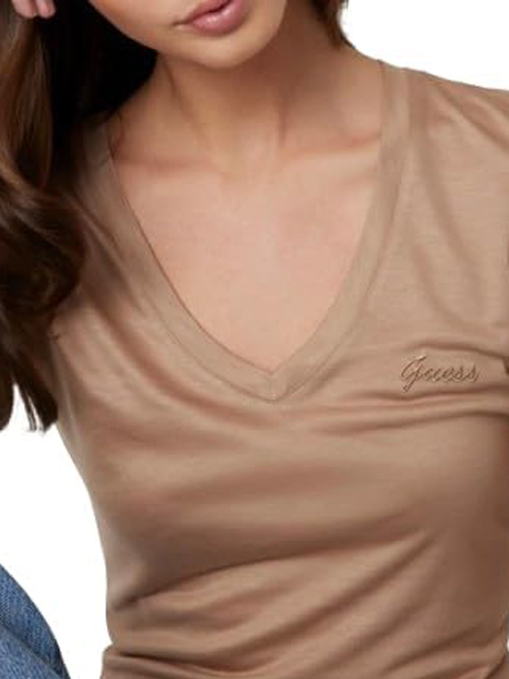 GUESS T-shirt Donna - modello W5GP31KCSX2 Beige