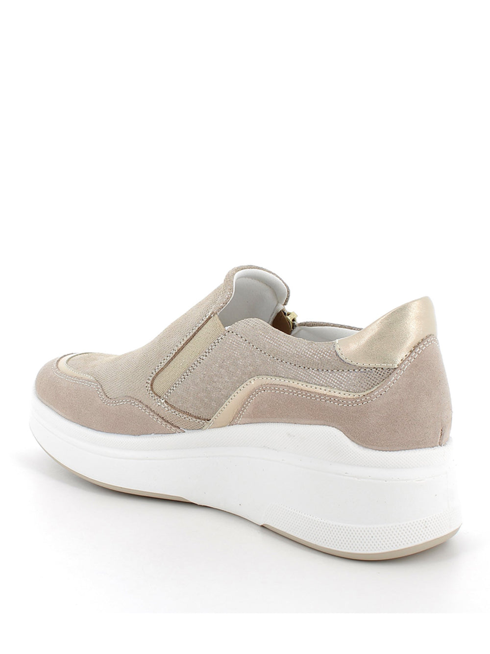 IGI&CO Sneakers con zeppa Donna - Visone modello 7653100 Beige