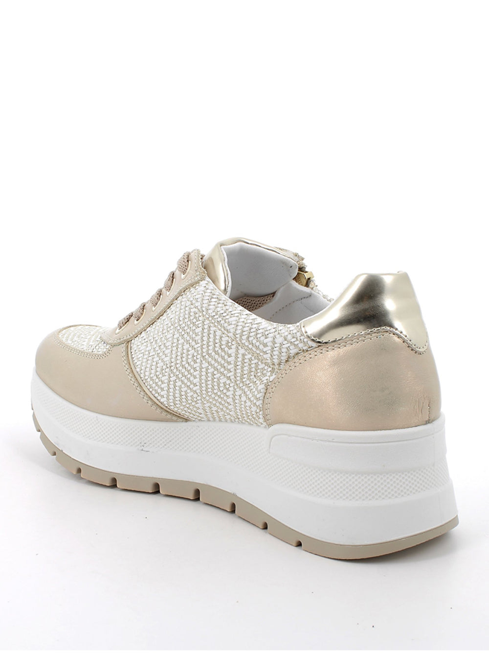 IGI&CO Sneakers con zeppa Donna - modello 7661311 Avorio