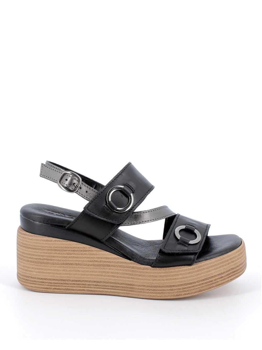 IGI&CO Sandali con zeppa Donna - /Antracite modello 7689400 Nero