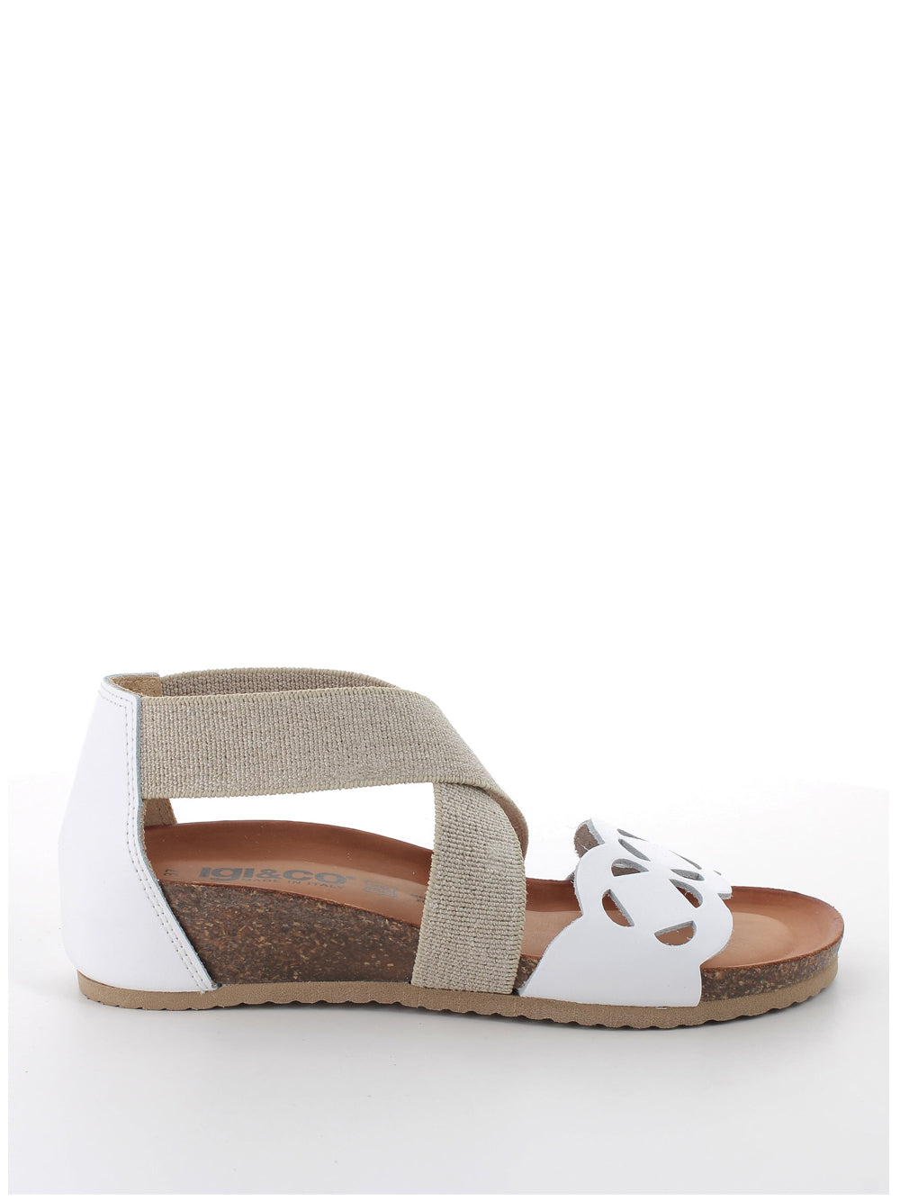 IGI&CO Sandali con zeppa Donna - modello 7698000 Bianco