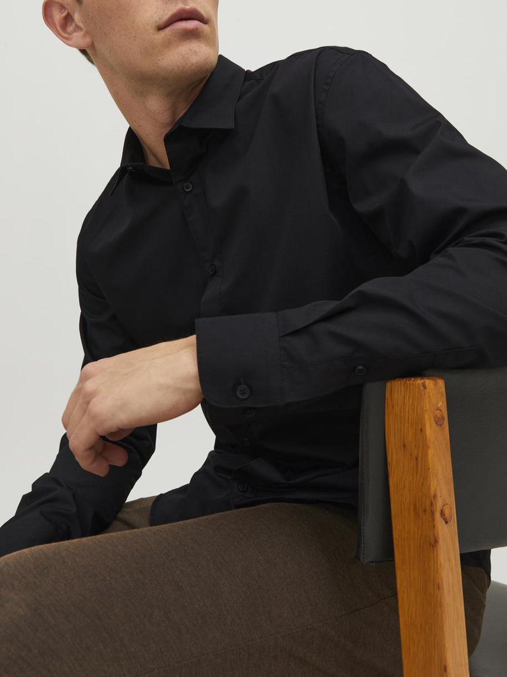 Jack e Jones JACK&JONES Camicia Uomo - modello 12187222 Nero