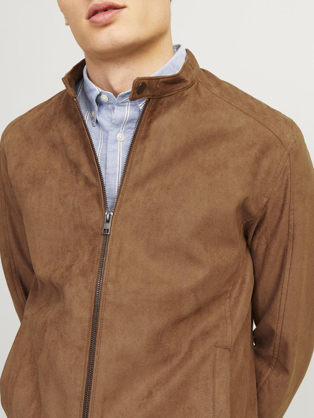 Jack e Jones JACK&JONES Giubbino Uomo - Cuoio modello 12261197 Marrone