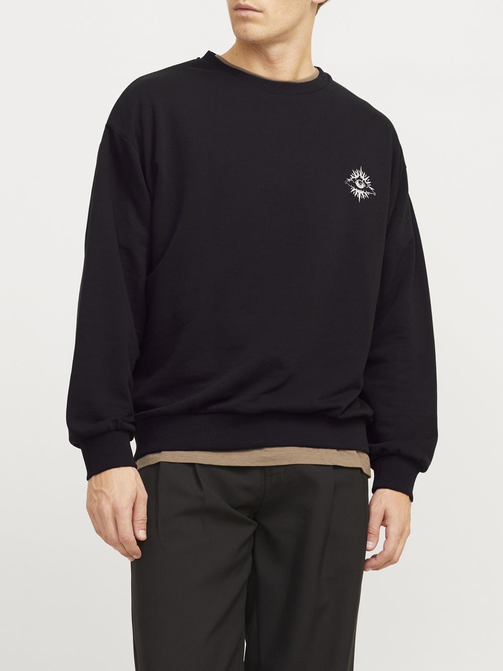Jack e Jones JACK&JONES Felpa Uomo - modello 12272482 Nero