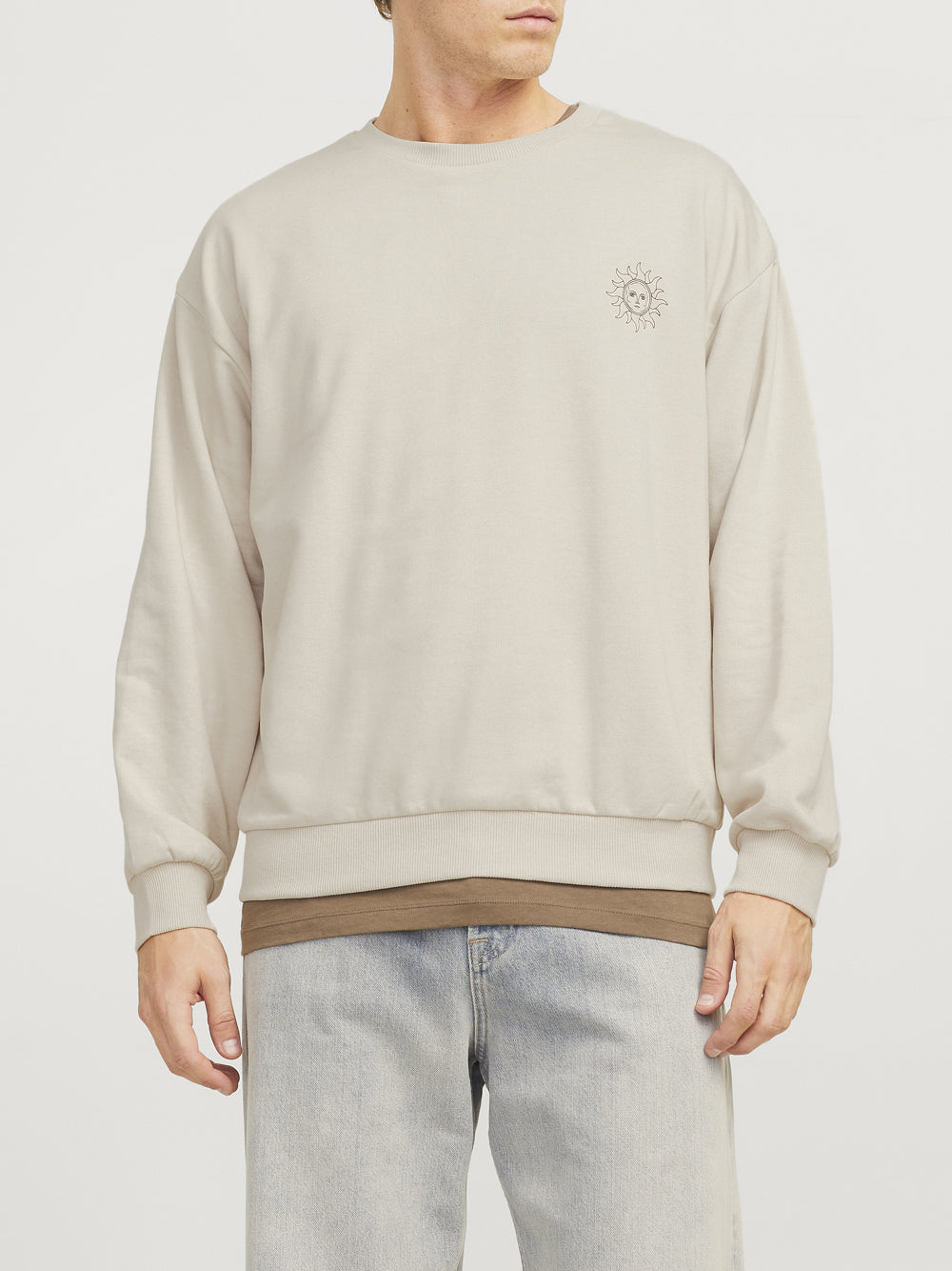 Jack e Jones JACK&JONES Felpa Uomo - modello 12272482 Beige