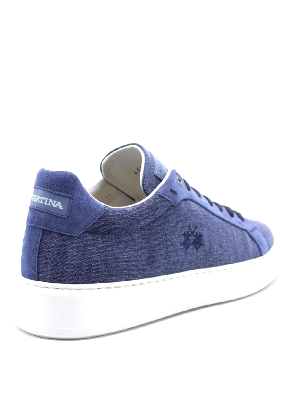 LA MARTINA Sneakers plantare estraibile Uomo - modello LFM251002 Blu