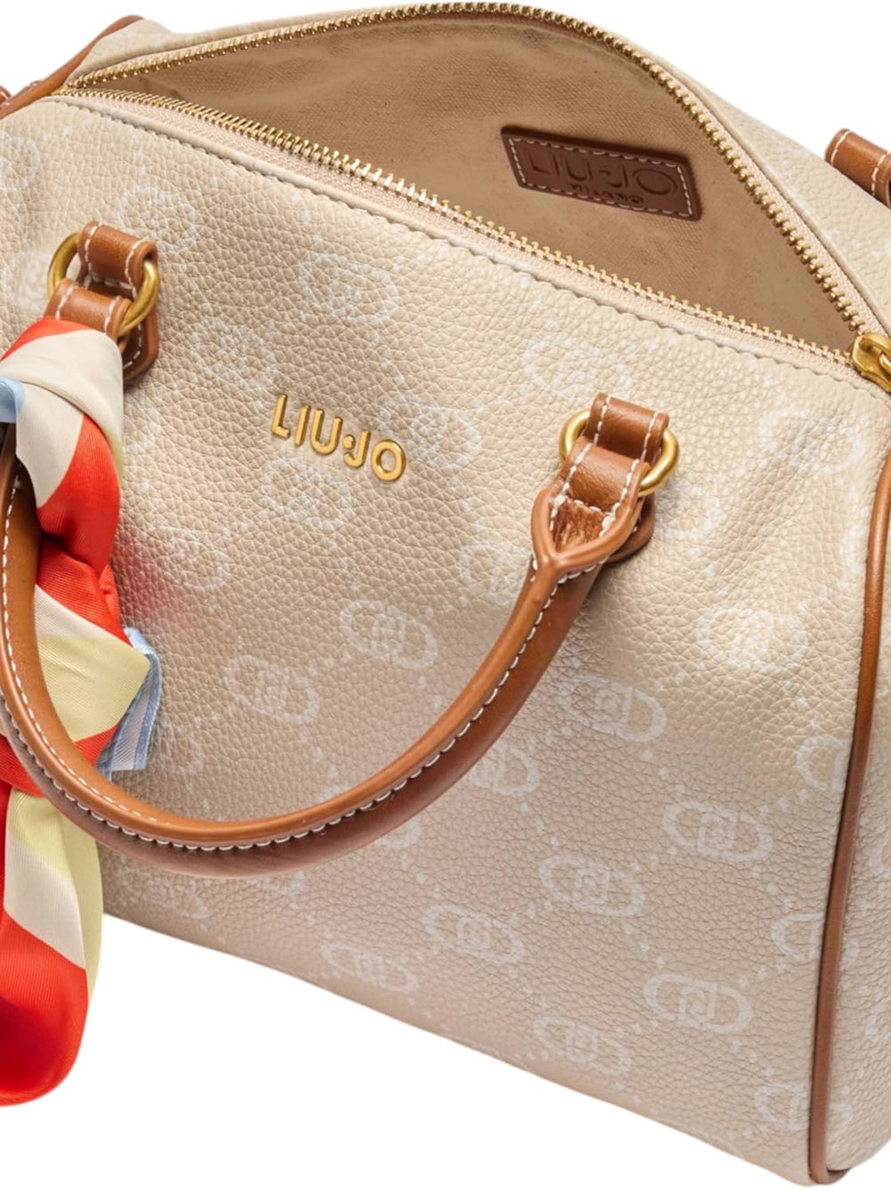 LIU.JO Borsa a Mano logato Donna - modello AA5096E0086 Beige