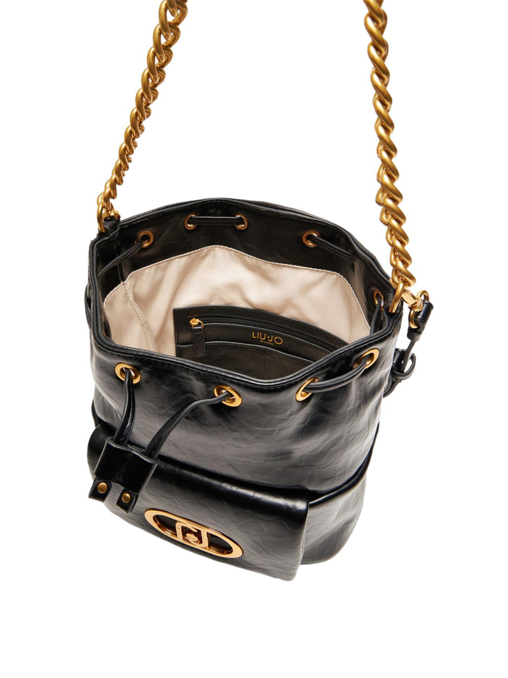 LIU.JO Borsa a Secchiello Donna - modello AA5142E0886 Nero
