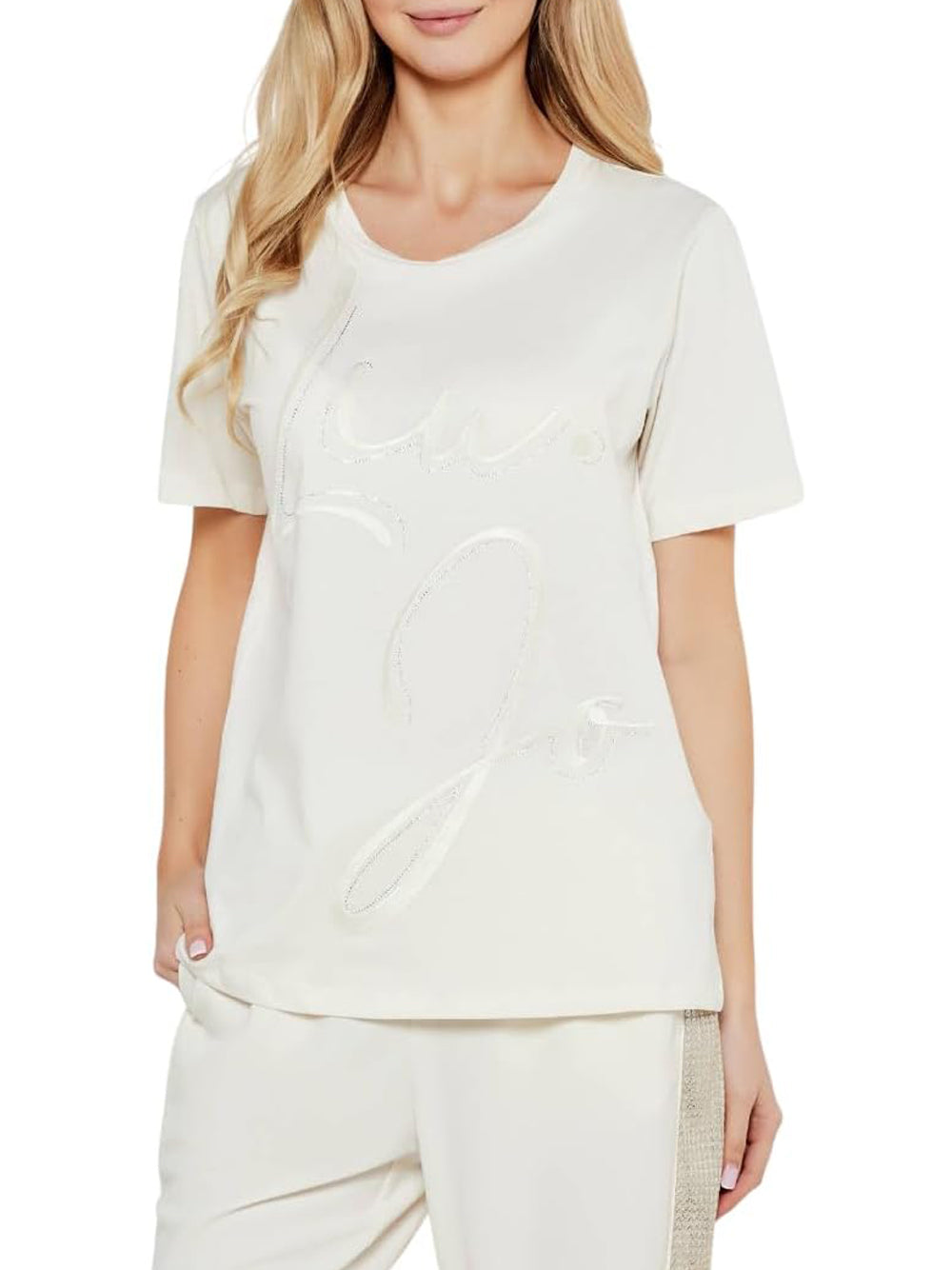 LIU.JO T-shirt Donna - modello TA5174JS923 Bianco