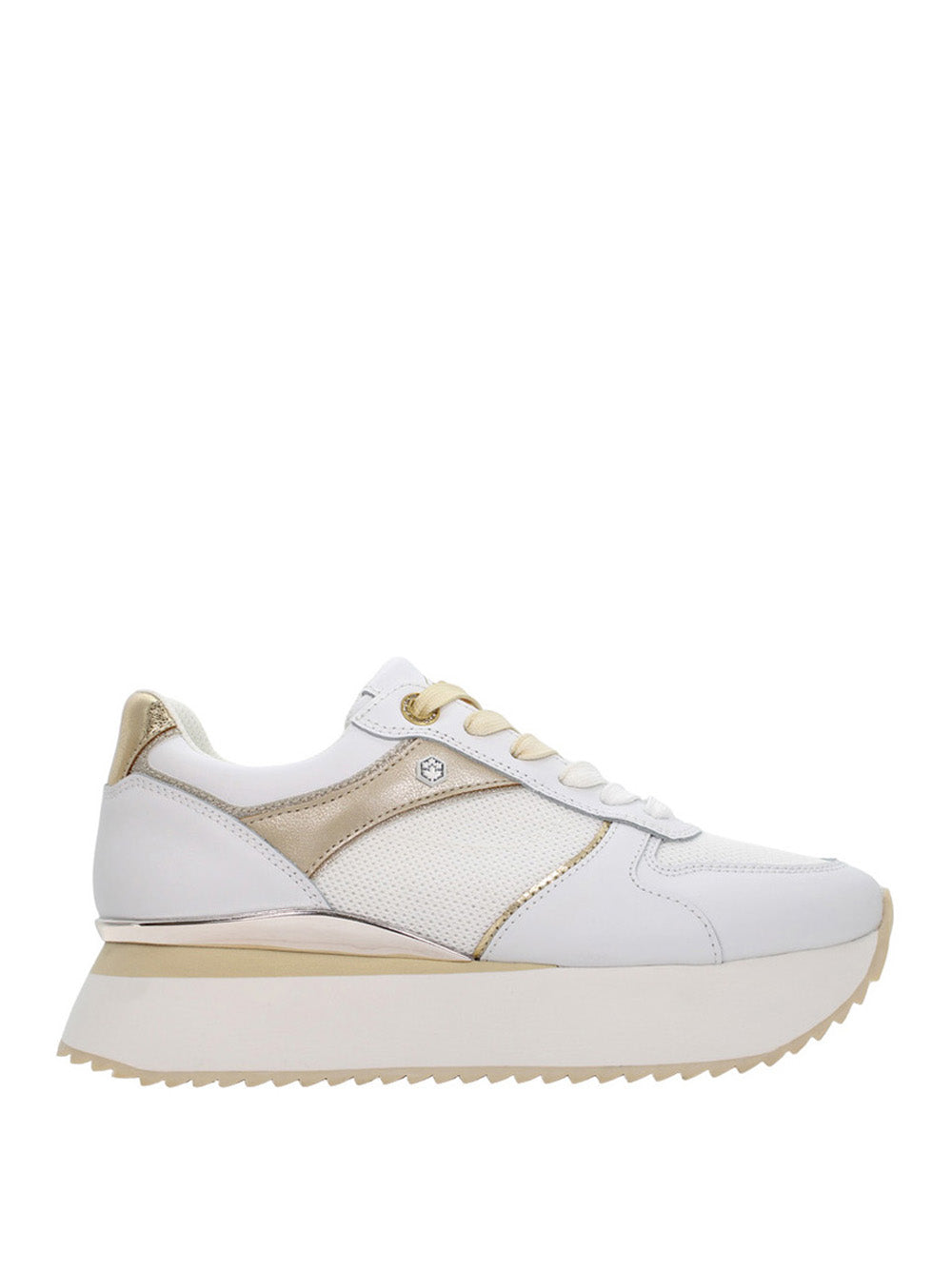 LUMBERJACK Sneakers con zeppa Donna - modello SWI0312-001 Bianco