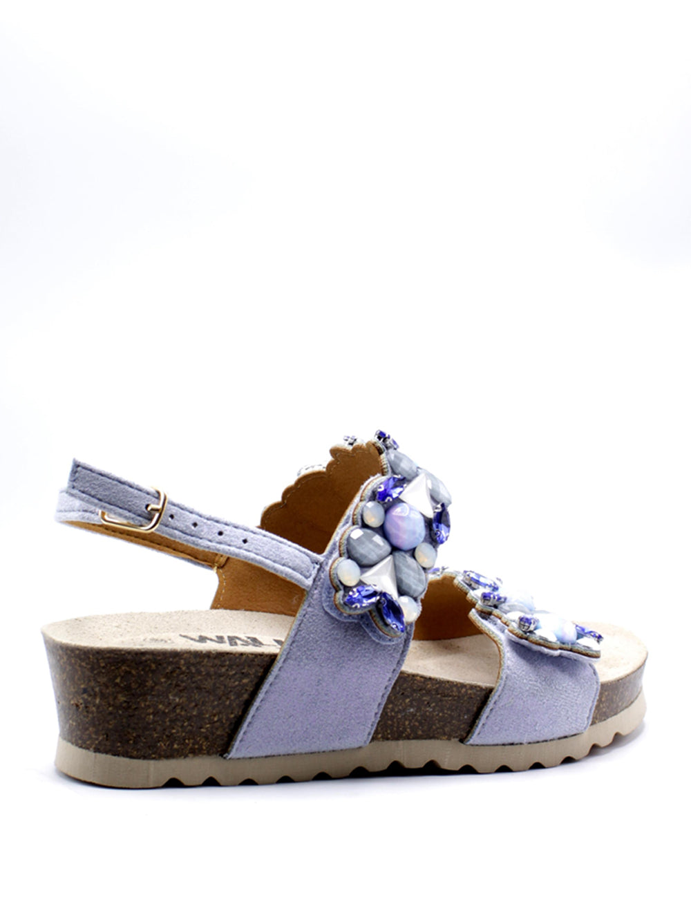 MELLUSO Sandali con zeppa Donna - Jeans modello 018148 Blu