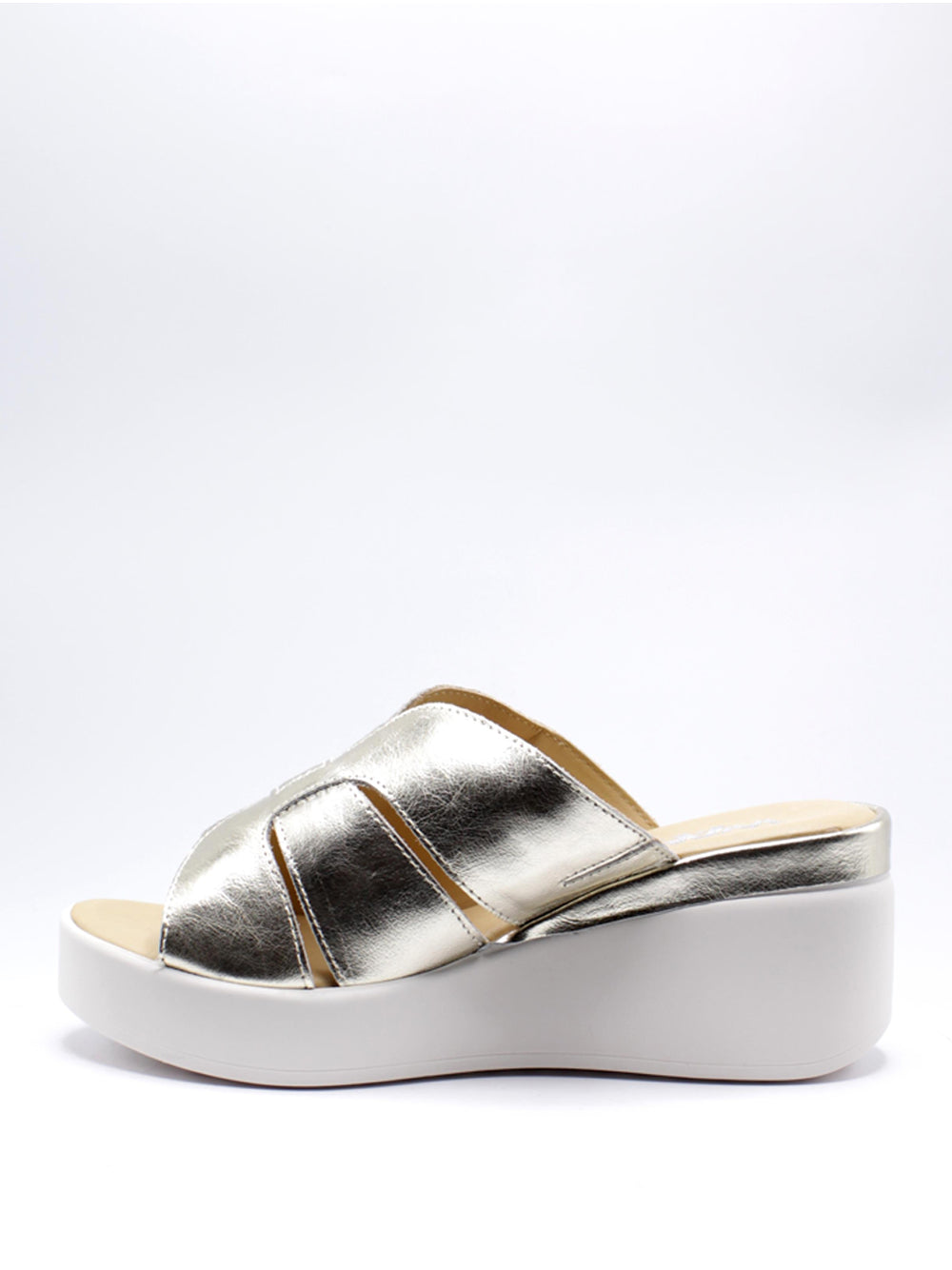 MELLUSO Sandali con zeppa Donna - Platino modello 019218Z Argento