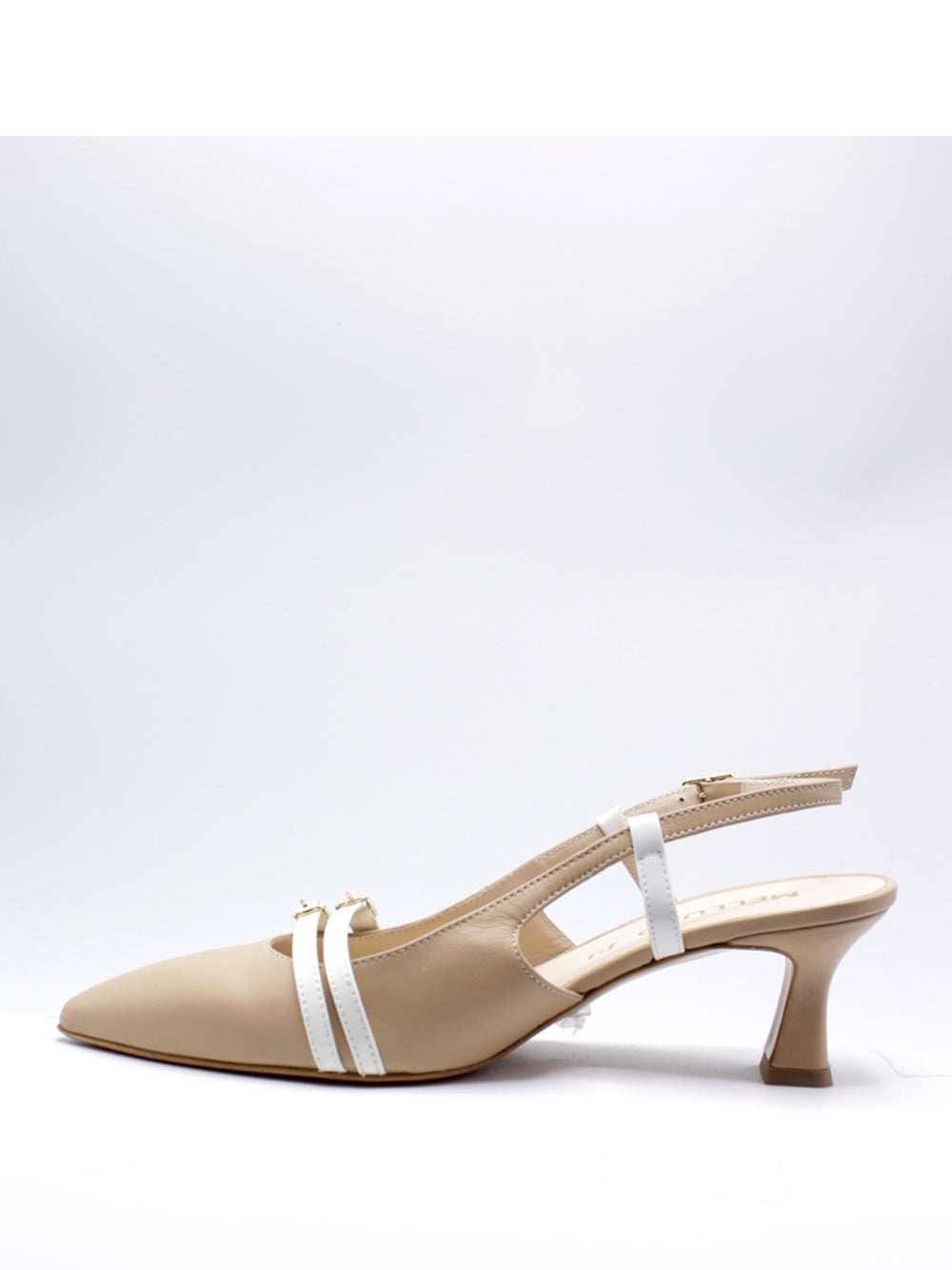 MELLUSO Decollete sling back Donna - modello E1690 Beige
