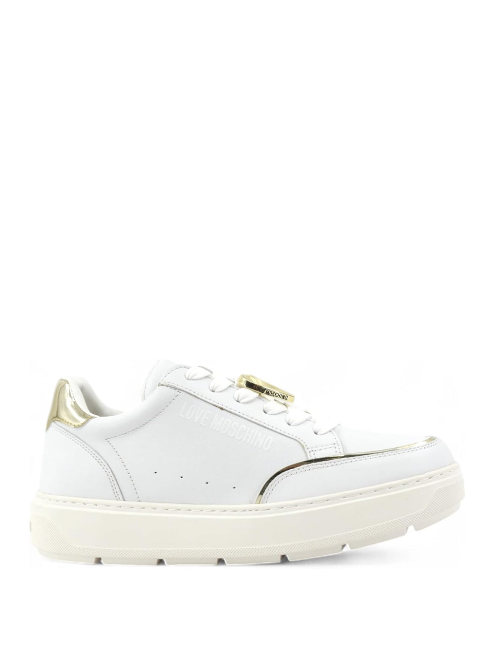 Love MOSCHINO Sneakers platform Donna - modello JA15214G1M Bianco