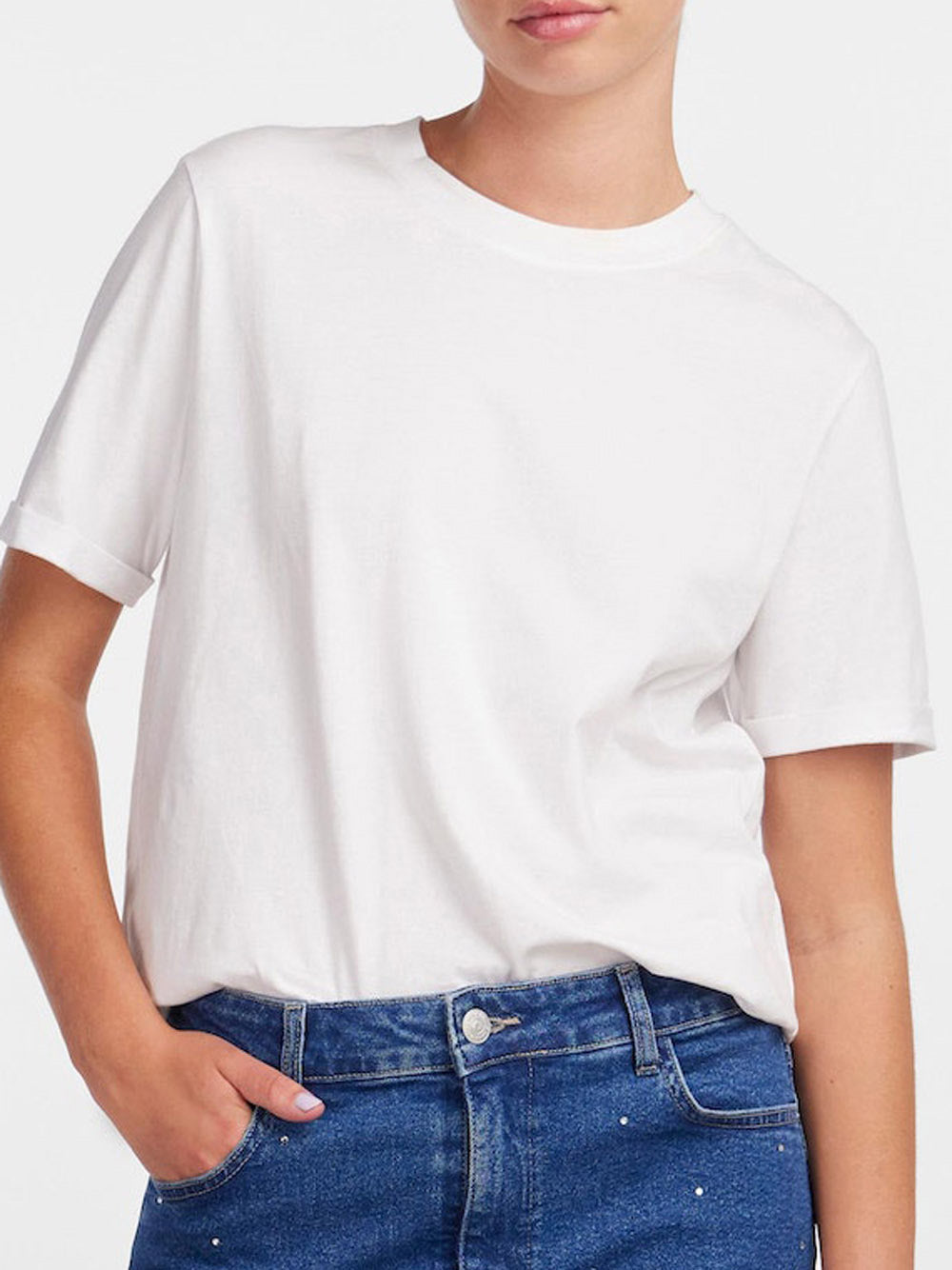 PIECES T-shirt Donna - modello 17086970 Bianco