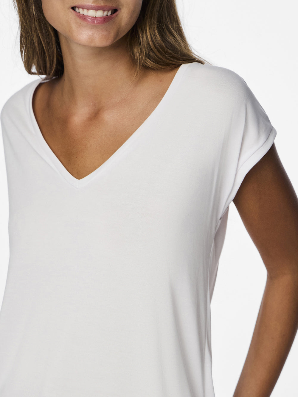 PIECES Top Donna - modello 17095260 Bianco