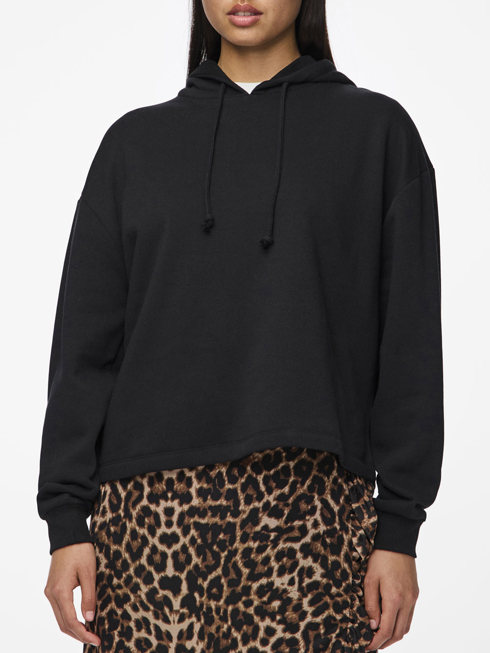 PIECES Felpa Donna - modello 17113437 Nero