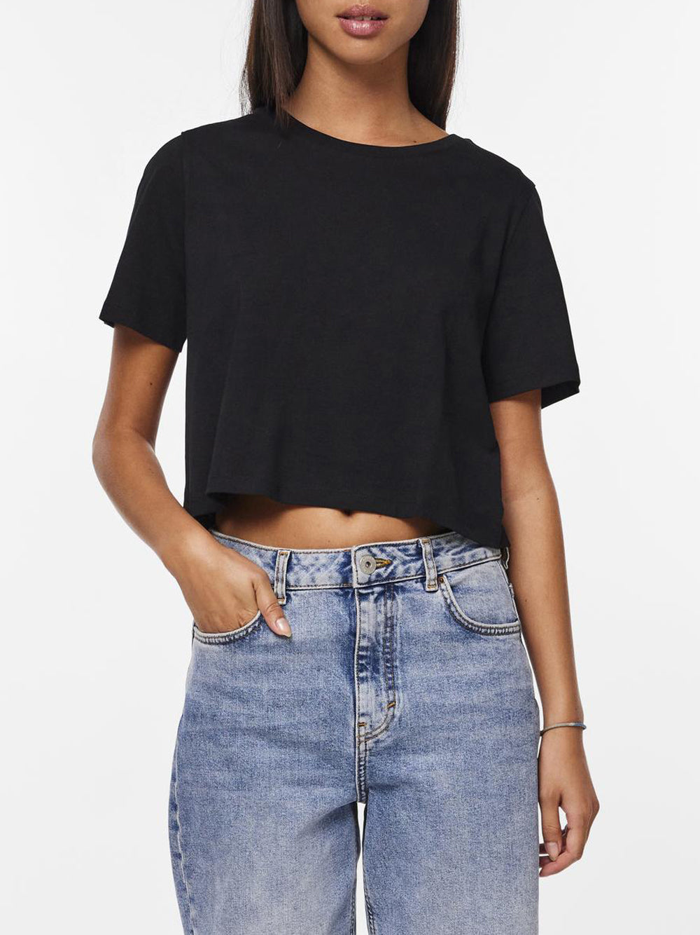 PIECES T-shirt Donna - modello 17146319 Nero