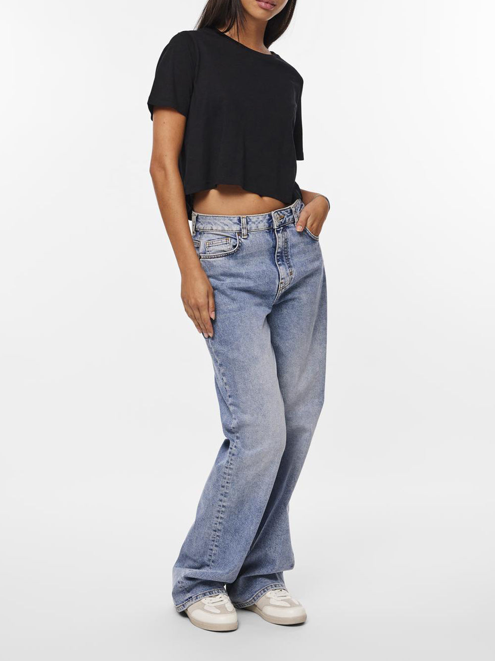 PIECES T-shirt Donna - modello 17146319 Nero