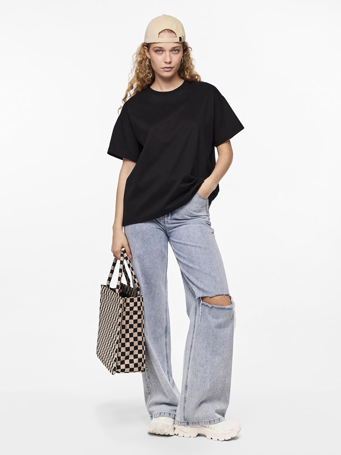 PIECES T-shirt Donna - modello 17146654 Nero