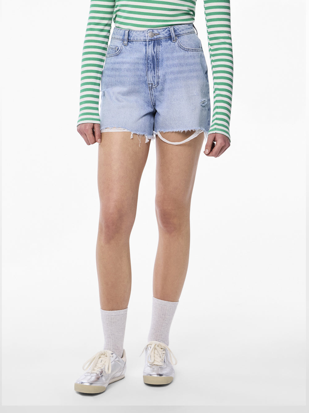 PIECES Shorts Donna - modello 17146747 Blu