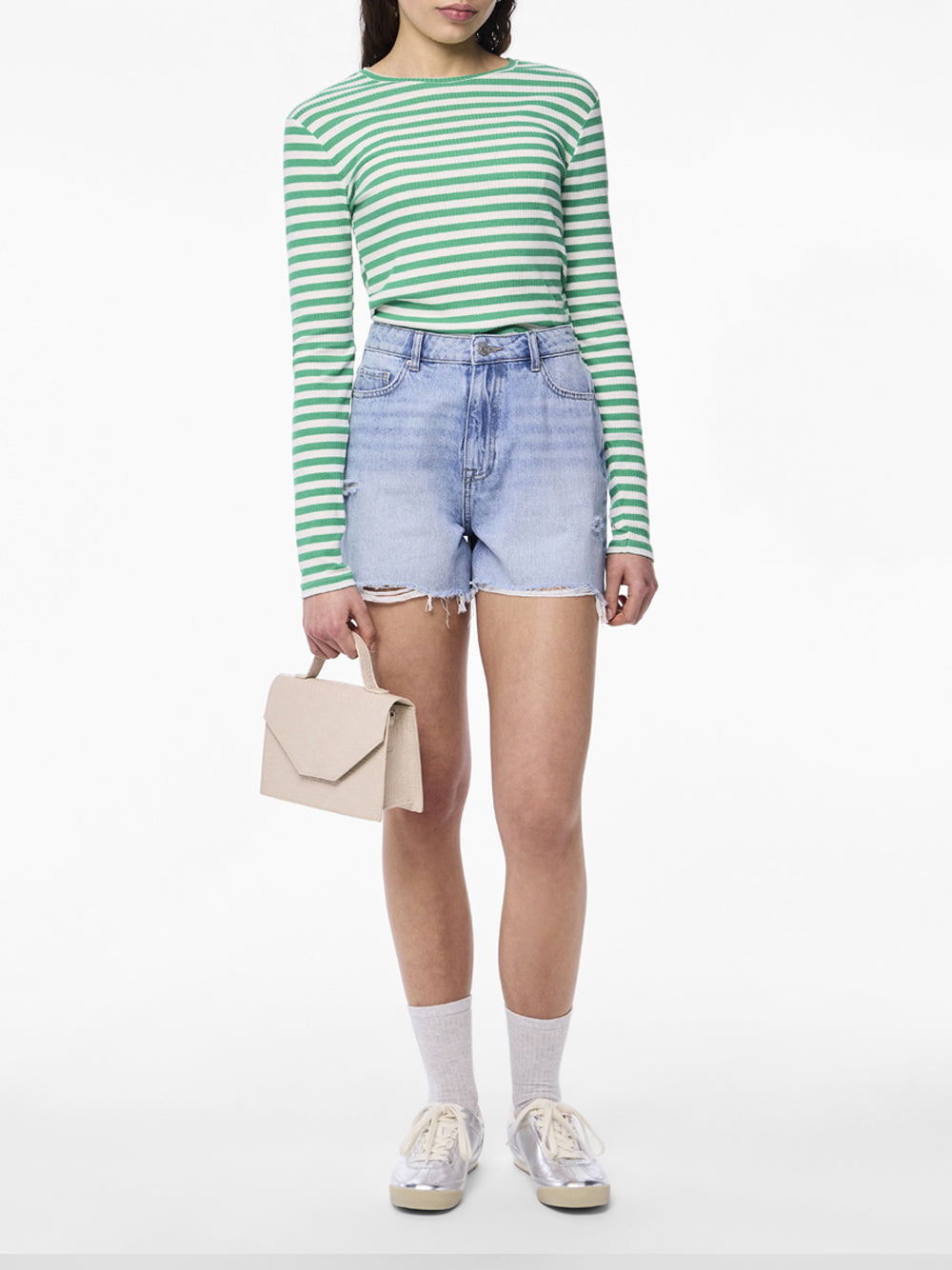 PIECES Shorts Donna - modello 17146747 Blu