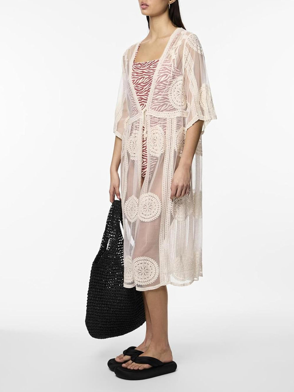 PIECES Abito Donna - modello 17148289 Bianco