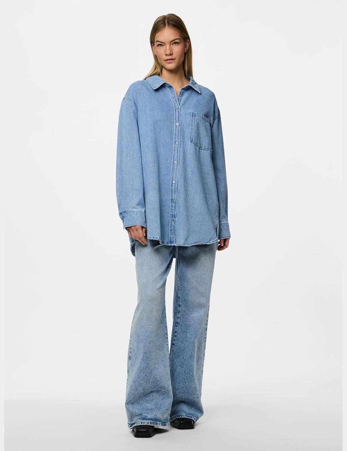 PIECES Camicia Donna - modello 17150991 Blu