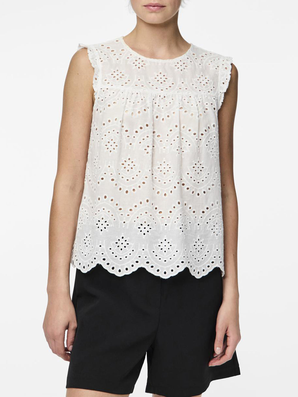 PIECES Canotta Donna - modello 17154746 Bianco