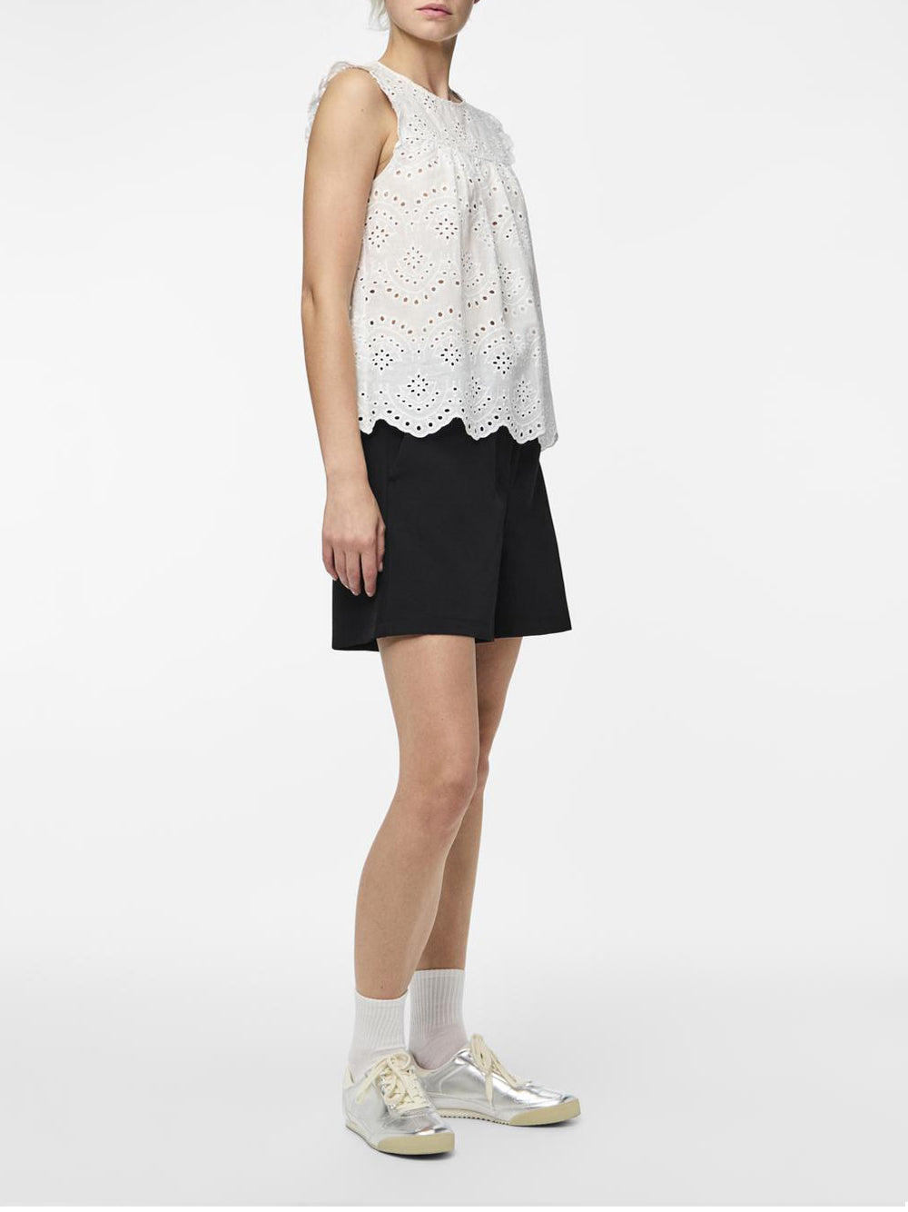 PIECES Canotta Donna - modello 17154746 Bianco