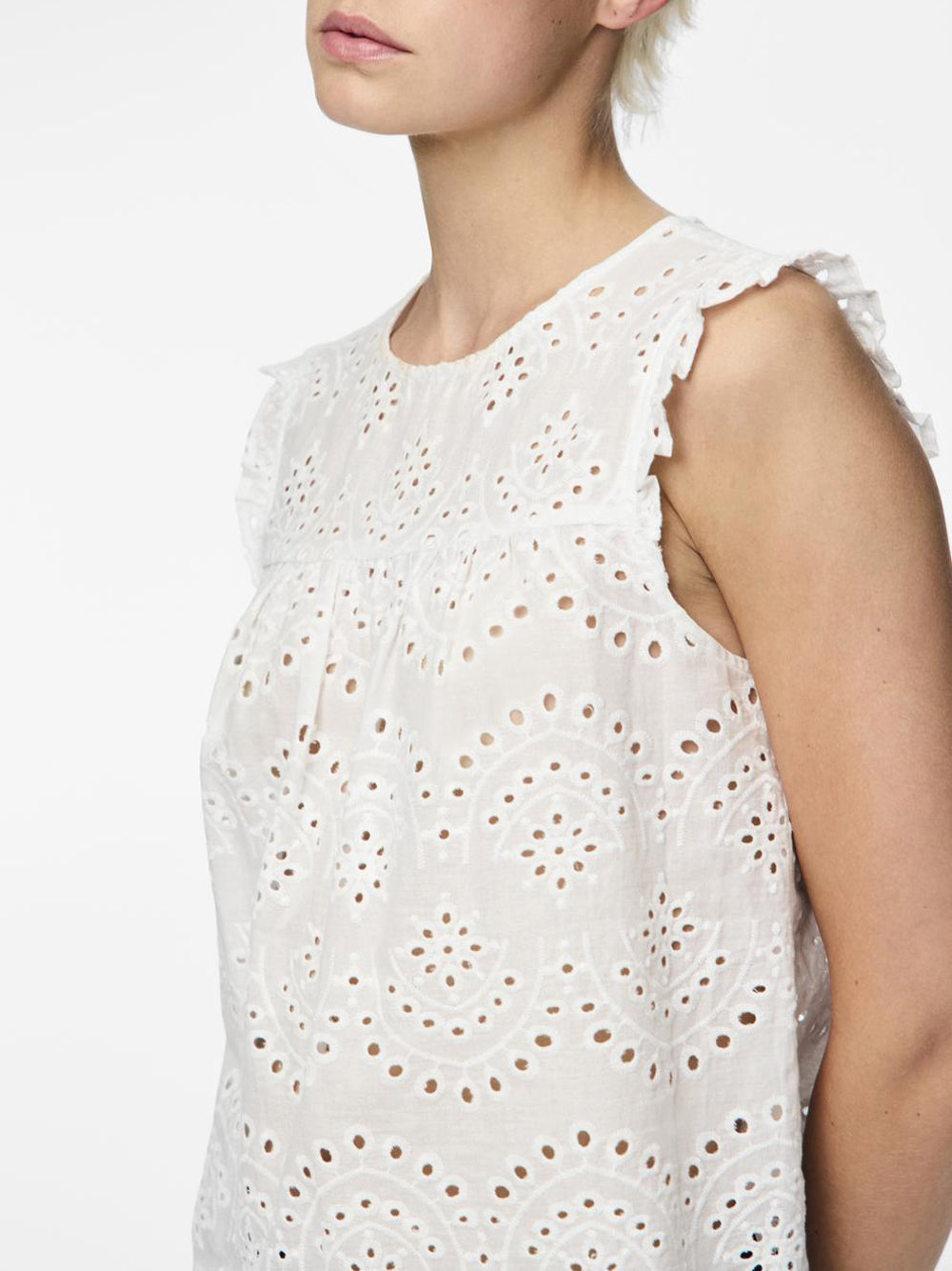 PIECES Canotta Donna - modello 17154746 Bianco
