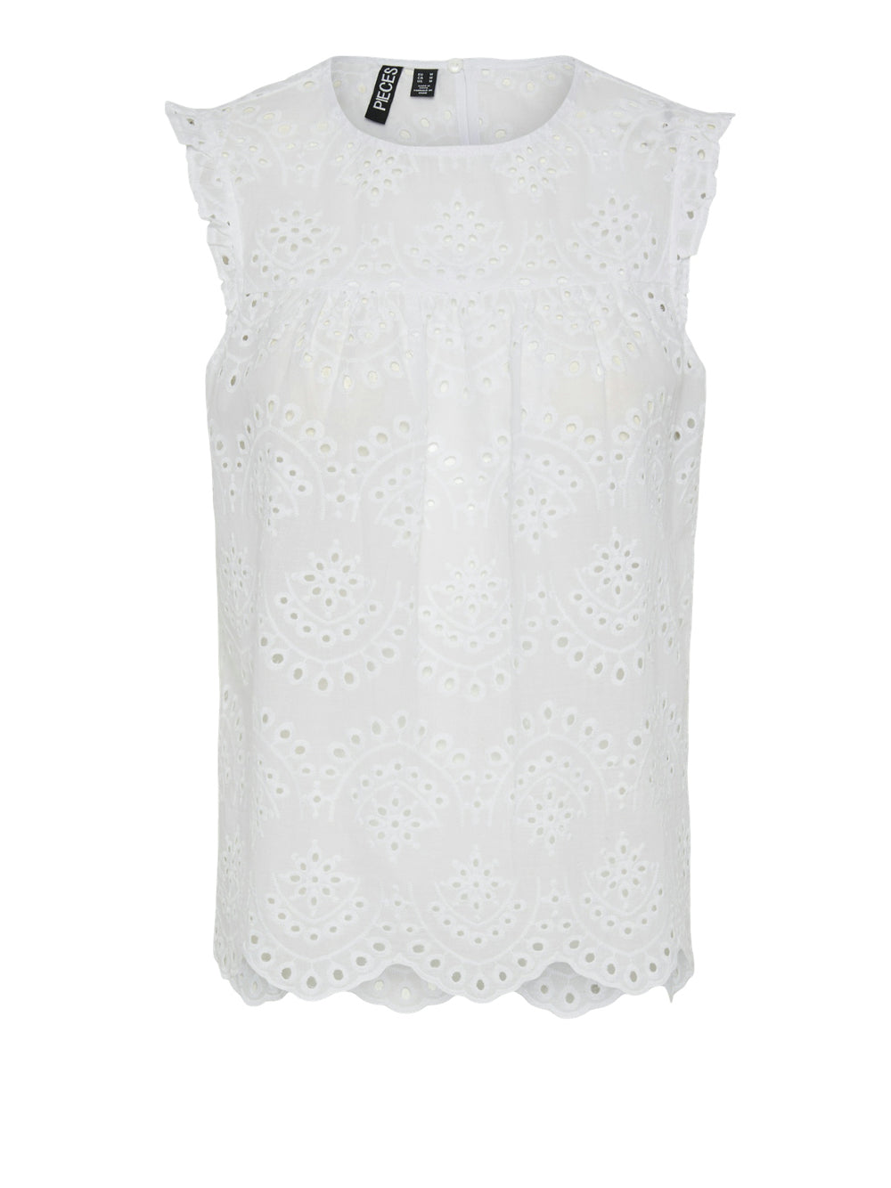 PIECES Canotta Donna - modello 17154746 Bianco