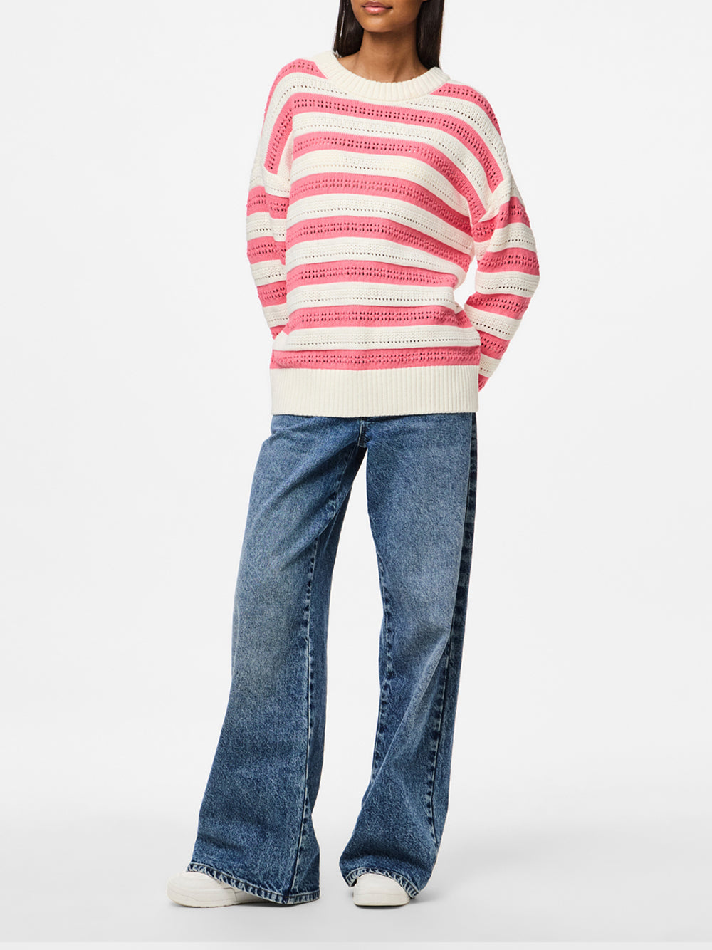 PIECES Maglione Donna - modello 17155033 Bianco