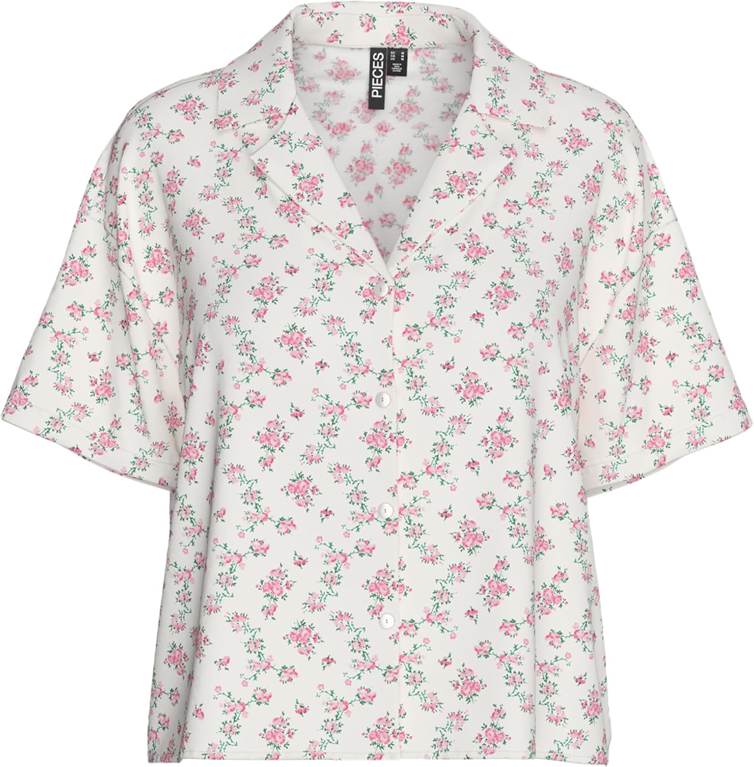 PIECES Camicia Donna - modello 17156468 Bianco
